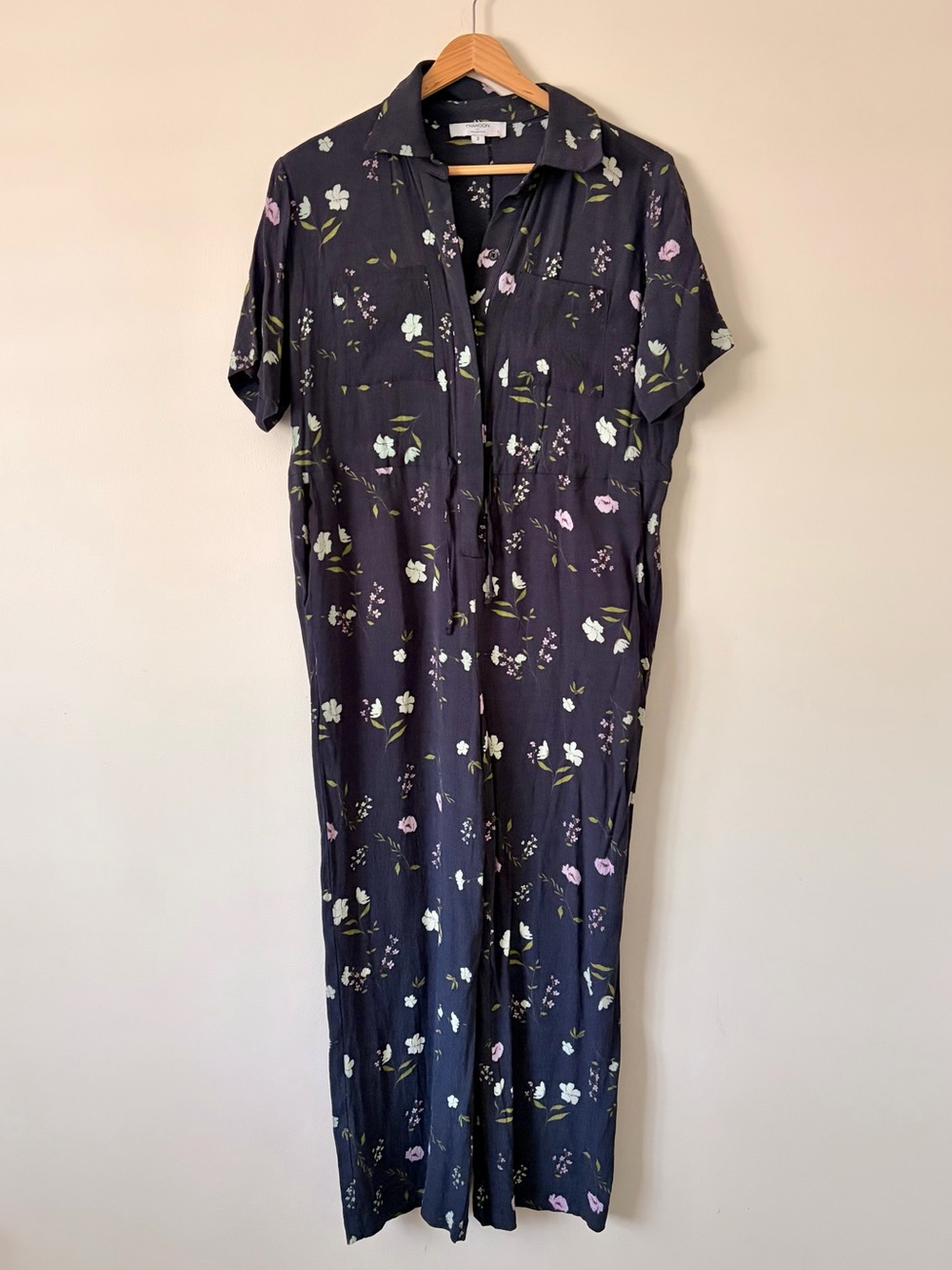 Thakoon Collective Navy Floral Jumpsuit